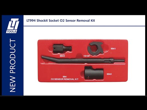 Shockit™ Socket O2 Sensor Frozen/Obstructed Removal Kit Air Hammer Powered 4-Piece - LT994