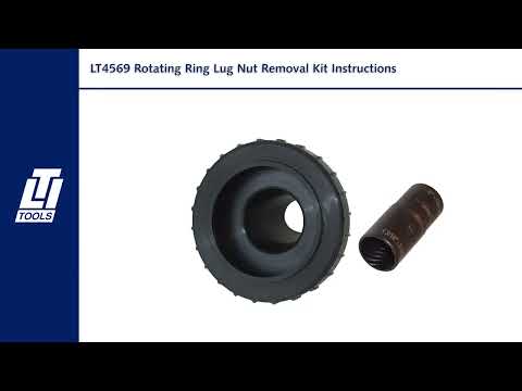 German Vehicle Rotating Ring Lug Nut Removal Kit - LT4569