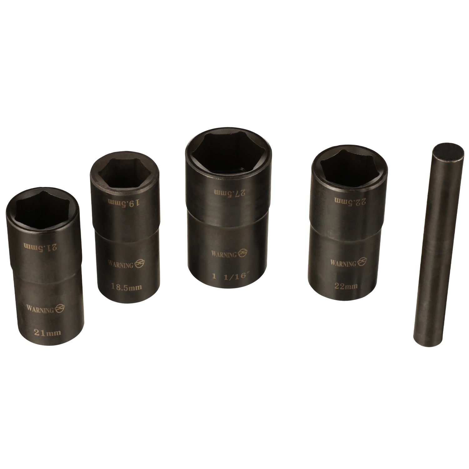 1/2-Inch Drive Metric 6-Point Dual Sided Impact Socket Set w/ Pouch - 5 Pieces - LT1230