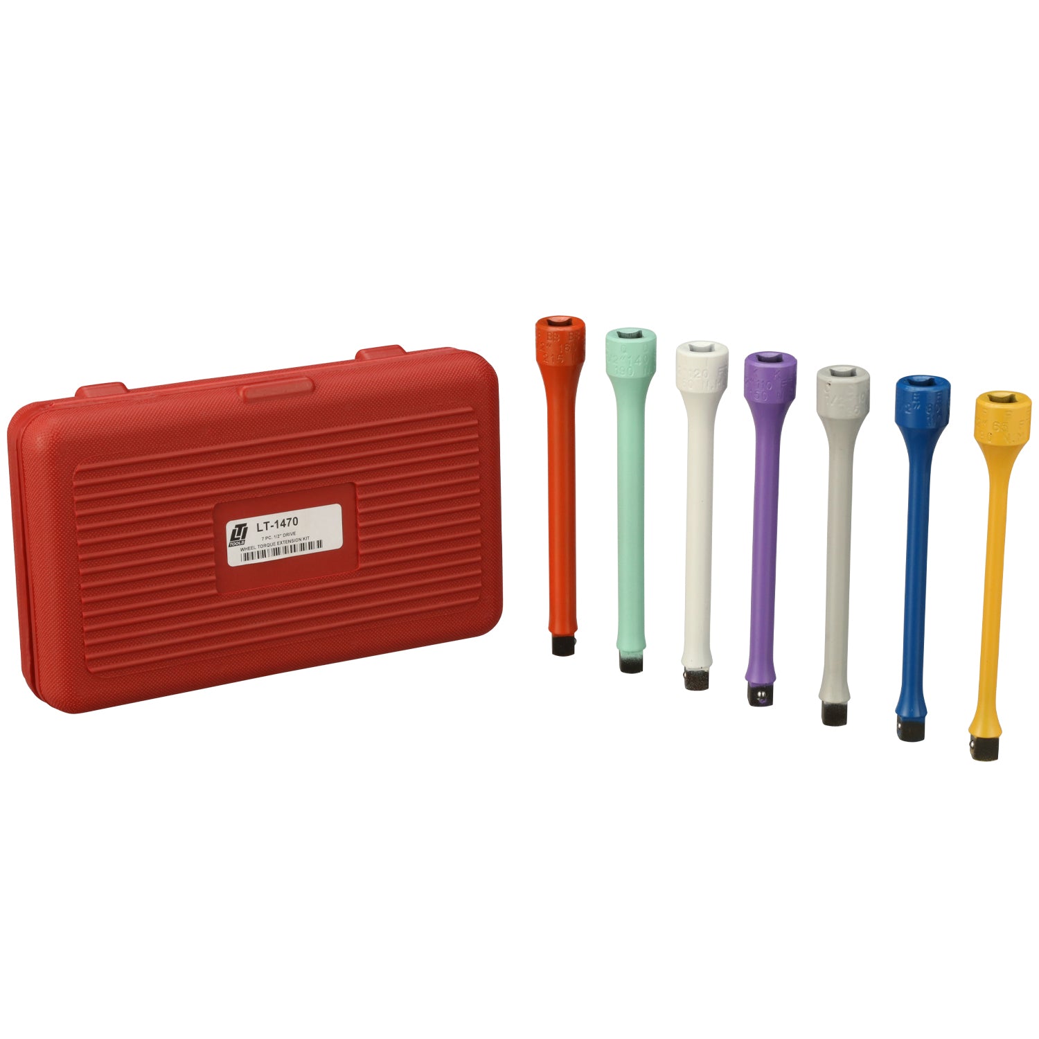 1/2″ Drive 7 Piece Wheel Torque Extension Kit