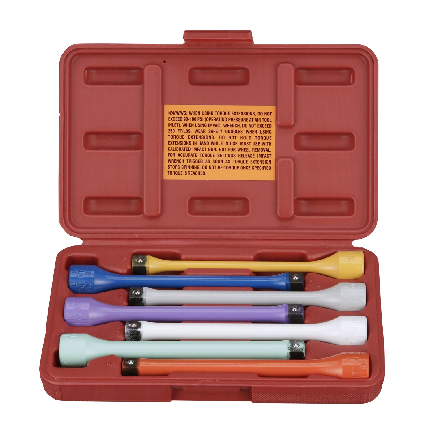 1/2″ Drive 7 Piece Wheel Torque Extension Kit