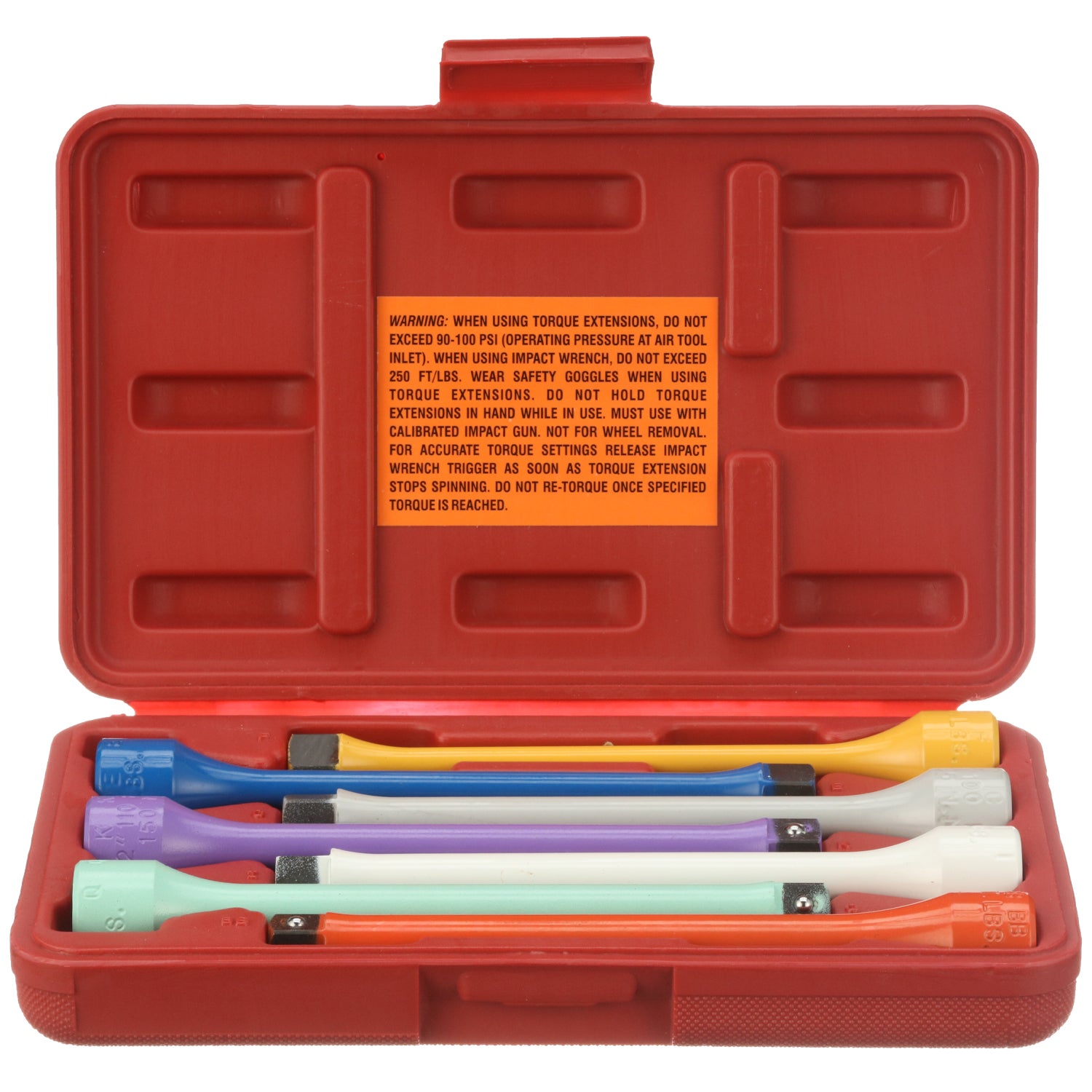 1/2″ Drive 7 Piece Wheel Torque Extension Kit