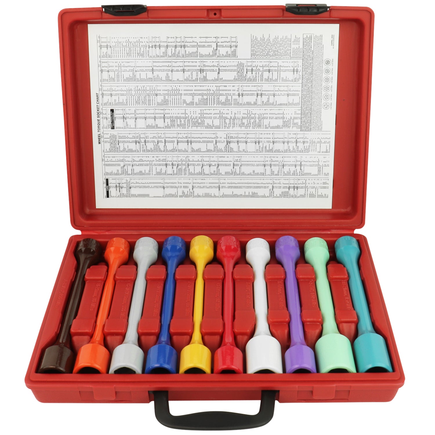 10-Piece Wheel Torque Socket Master Kit For 1/2 Inch Drive Impact Wrench-LTI1510