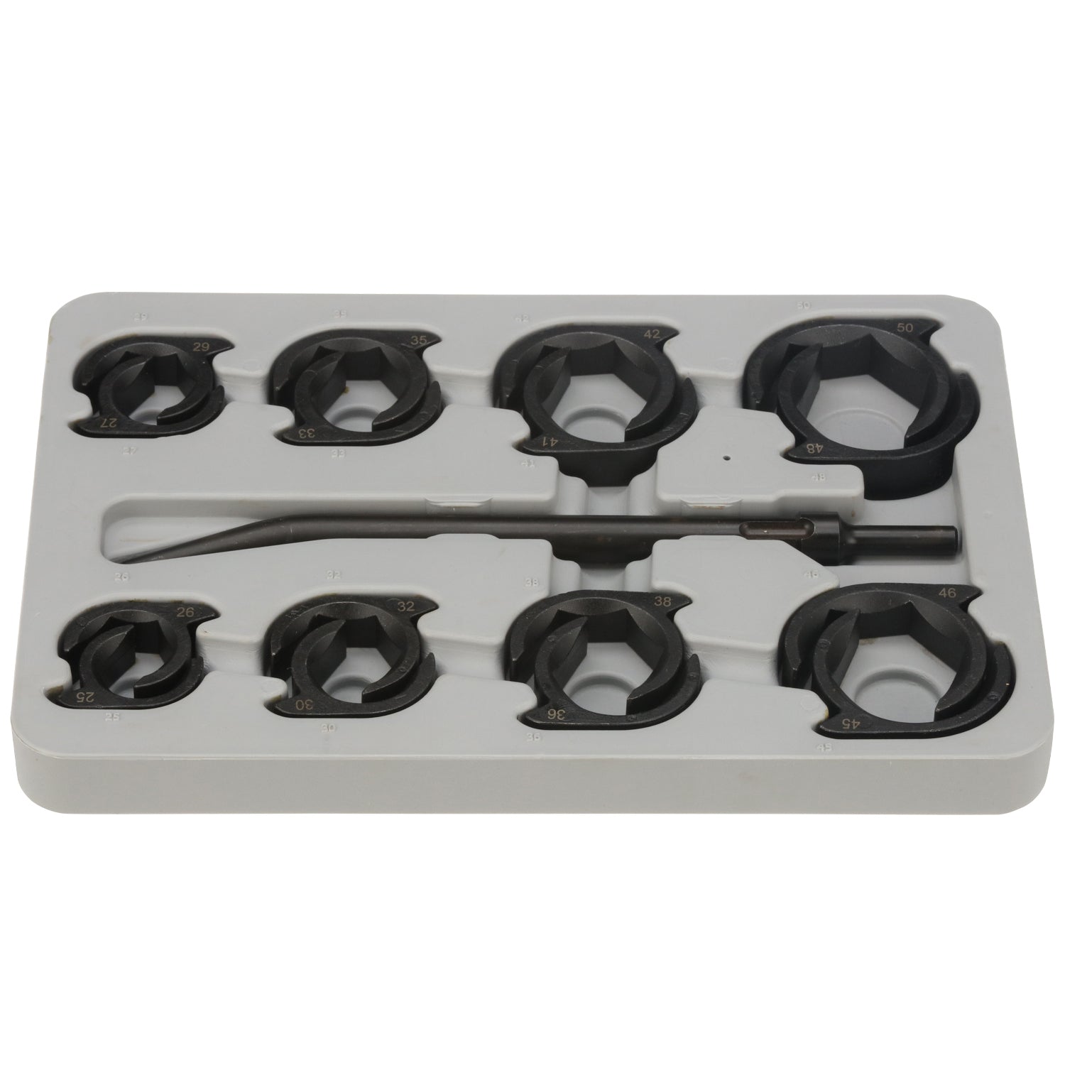 Heavy Duty SAE & Metric Sockets Crows Foot Set Industrial/Hydraulic Fittings Removal -16-Piece