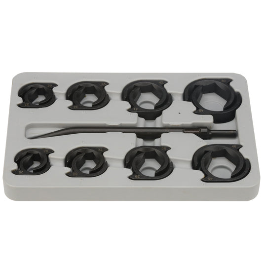 Heavy Duty SAE & Metric Sockets Crows Foot Set Industrial/Hydraulic Fittings Removal -16-Piece