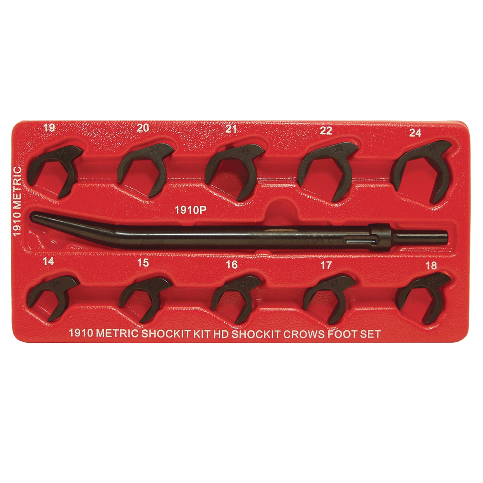 thumbnail image 2 of Universal AM SAE Crow Foot Wrench Set; 10-Piece Set - Free Shipping 2 of 14