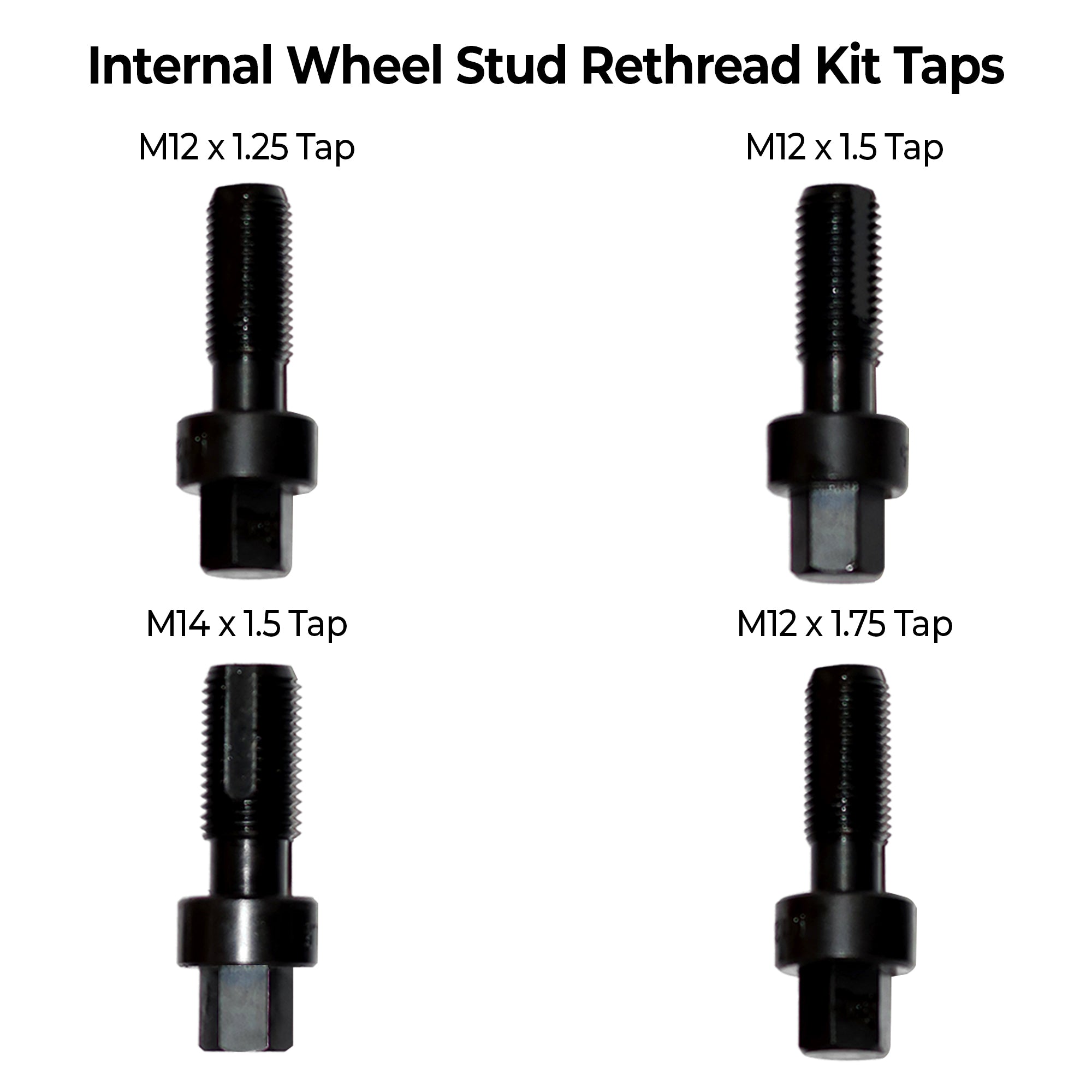 Bolt Rethread Kit 10-Piece Wheel Hub Master Rethread Kit Damaged Stud / Bolts – Lock ...