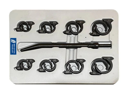 Heavy Duty SAE & Metric Shockit™ Socket Line Wrench Set Industrial/Hydraulic Fittings Removal 16-Piece - LT1920XL - LT1930XL