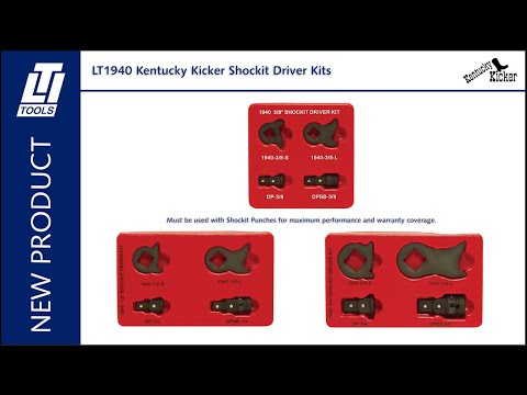 Shockit™ Driver 1/2, 3/8, 3/4 Remove Seized Nuts Bolts – Kentucky Kicker - LT1940-1/2 - LT1940-3/8 - LT1940-3/4
