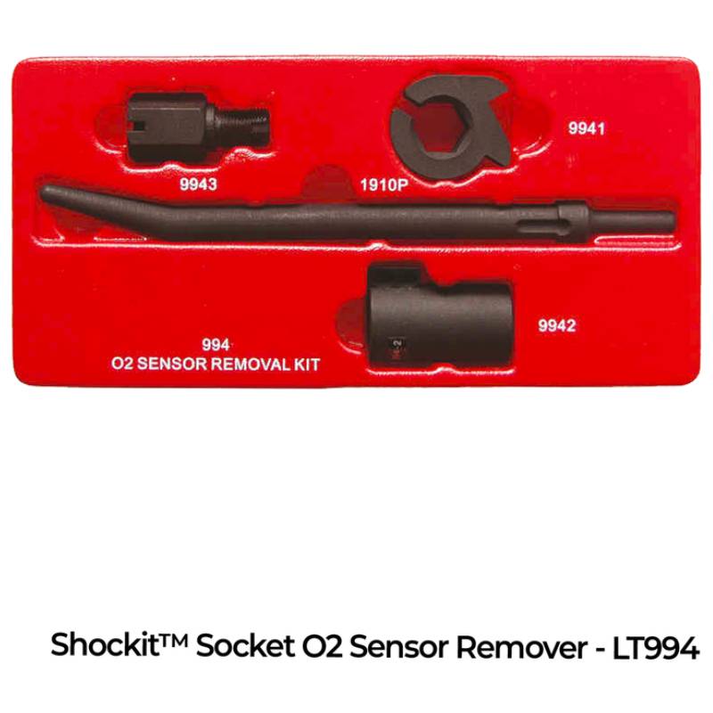 Shockit™ Socket O2 Sensor Frozen/Obstructed Removal Kit Air Hammer Powered 4-Piece – LT994