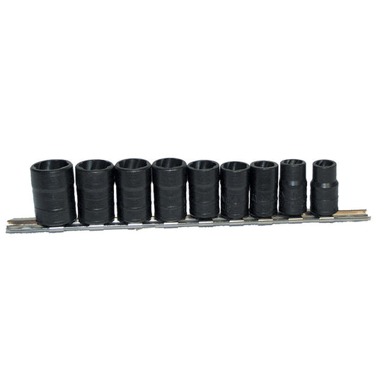 3/8″ Drive 9 Piece Twist Socket Fastener Removal Systems